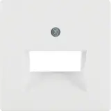 BERKER 14096089 Network coverage Q.1/Q.3 2-fold | polar white velvet