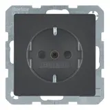 BERKER 47236086 SCHUKO socket Q.1/Q.3 Touch protection | anthracite velvet
