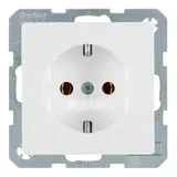 BERKER 47436089 SCHUKO socket Q.1/Q.3 standard | polar white matt