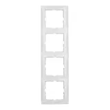 BERKER 10148989 cover frame S.1 4-fold | polar white glossy
