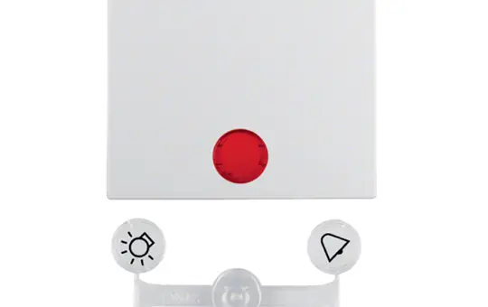 BERKER 16211909 described. Control rocker series S.1/B.3/B.7 1-fold | polar white matt