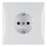 BERKER 47428989 SCHUKO socket complete S.1/B.3/B.7 1-fold | polar white glossy