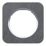 BERKER 10112389 Cover frame R.1 1-fold | slate anthracite/polar white glossy