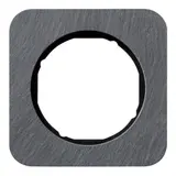BERKER 10112384 Cover frame R.1 1-fold | slate anthracite/glossy black