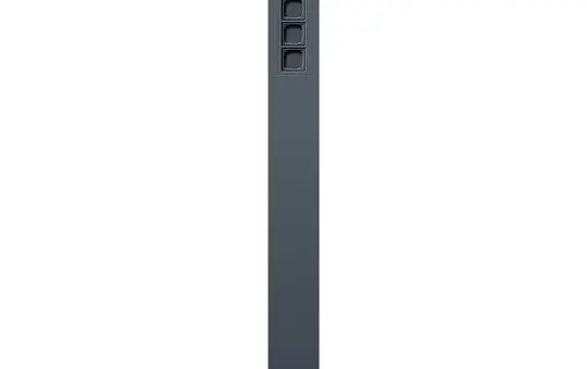 GIRA 135328 energy column 1 light element, 3 empty units | anthracite | 1600 mm