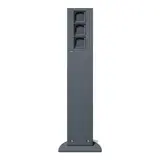 GIRA 134528 energy column 3 empty units | anthracite | 491 mm