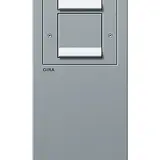 GIRA 134126 energy column 3 sockets | aluminum | 491 mm