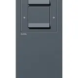 GIRA 134128 energy column 3 sockets | anthracite | 491 mm