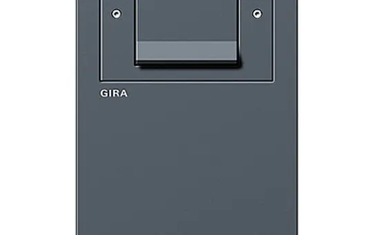 GIRA 134128 energy column 3 sockets | anthracite | 491 mm