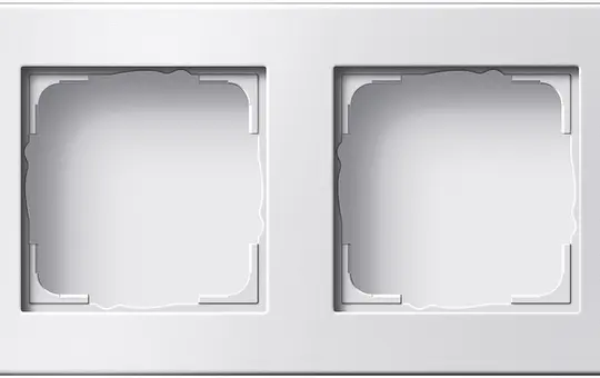 GIRA 136227 Profile 55 System 55 2-fold | pure white satin matt