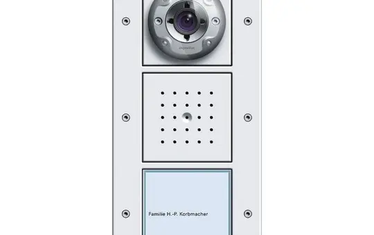 GIRA 126966 surface-mounted door station TX_44 1-fold, video | pure white