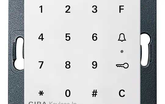 GIRA 260527 Keyless-In code keyboard System 55 pure white satin matt