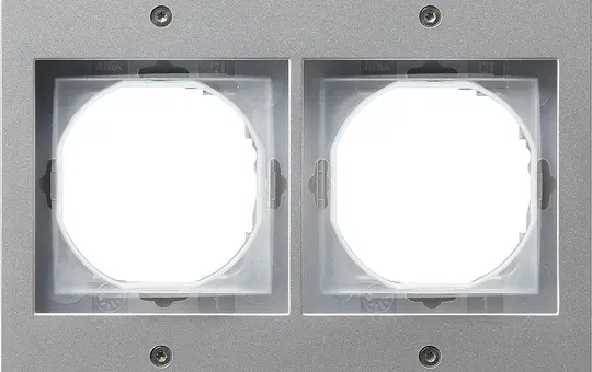 GIRA 021265 cover frame TX_44 2-fold | aluminium