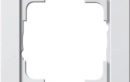 GIRA 021129 cover frame E2 1-fold | pure white shiny