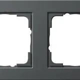 GIRA 021223 cover frame E2 2-fold | anthracite