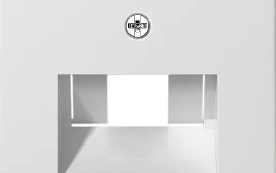 GIRA 027027 Network Cover System 55 1/2 times | pure white satin matt