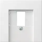 GIRA 027627 telephone cover system 55 standard | pure white satin matt