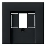 GIRA 0276005 telephone cover System 55 standard | matt black