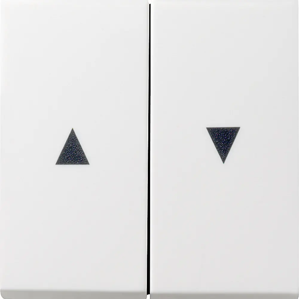 GIRA 029427 blind rocker system 55 2-fold | pure white satin matt buy ...