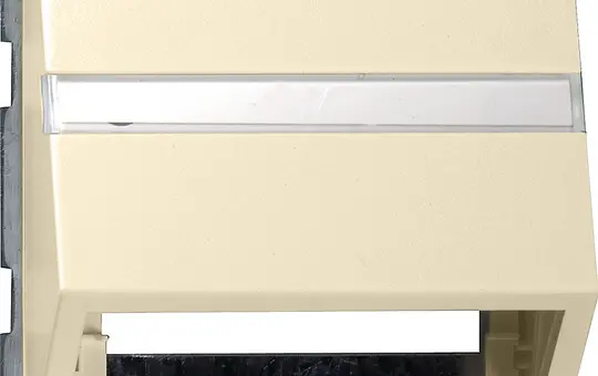 GIRA 087001 data cover System 55 title block | creamy white shiny