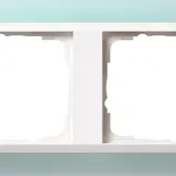 GIRA 0212395 Event cover frame pure white 2-fold | opaque mint