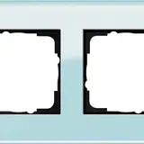 GIRA 021218 Esprit cover frame 2-fold | glass mint