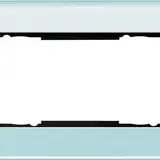 GIRA 100218 Esprit cover frame 2-fold without middle bar | glass mint