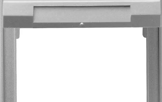 GIRA 065465 adapter frame TX_44 Hinged cover, IP44 | aluminium