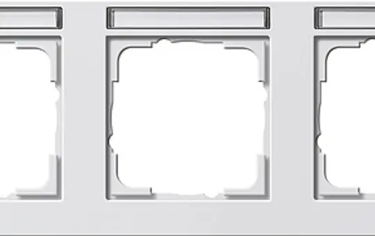 GIRA 109529 desc. Cover frame E2 5-fold, horizontal | pure white shiny