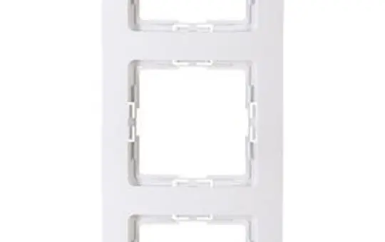 KOPP 308602069 cover frame PARIS 3-fold | arctic white