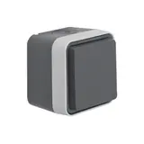 BERKER 47403515 SCHUKO surface-mounted socket W.1 1-fold | grey/light gray matt