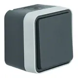 BERKER 30773505 surface-mounted rocker switch W.1 Cross switch | grey/light gray matt