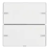 BERKER 80142329 KNX easy touch sensor comfort Q.1/Q.3 2-fold | polar white velvet