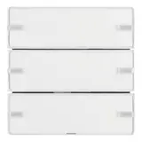 BERKER 80143329 KNX easy touch sensor comfort Q.1/Q.3 3-fold | polar white velvet