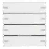 BERKER 80144329 KNX easy touch sensor comfort Q.1/Q.3 4-fold | polar white velvet