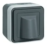 BERKER 42563525 cable outlet W.1 grey/light gray matt