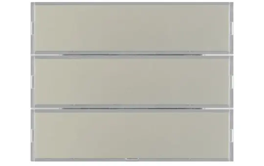 BERKER 80163773 KNX pushbutton sensor K.1/K.5 3-fold, comfort | stainless steel