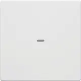 BERKER 80960229 Cover for pushbutton sensor Q.1/Q.3 1-fold | polar white velvet