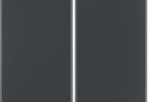 BERKER 85142126 Electronics button series Q 2-fold | anthracite velvet