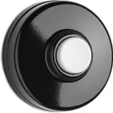 THPG 100881 Bakelite bell button White button | black