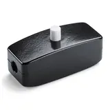 THPG 100466 Cord intermediate switch Bakelite White button | black