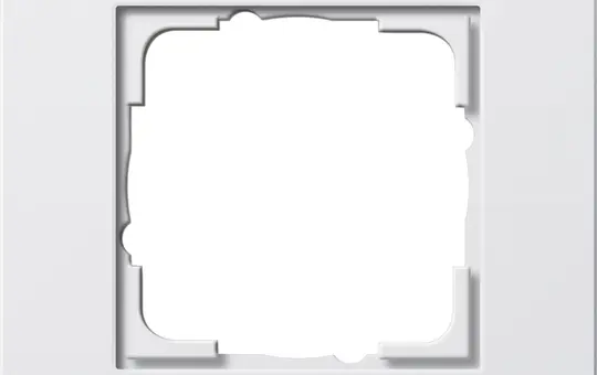 GIRA 0211410 cover frame E3 1-fold | pure white/pure white