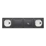 GIRA 5504910 TKS surface-mounted housing system 106 4-fold | anthracite