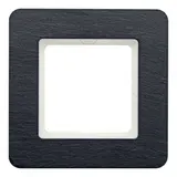 BERKER 10116030 cover frame Q.7 1-fold | anthracite/slate natural