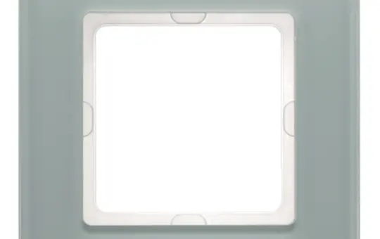 BERKER 10116079 cover frame Q.7 1-fold | glass polar white