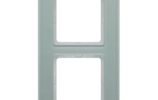 BERKER 10126079 cover frame Q.7 2-fold | glass polar white