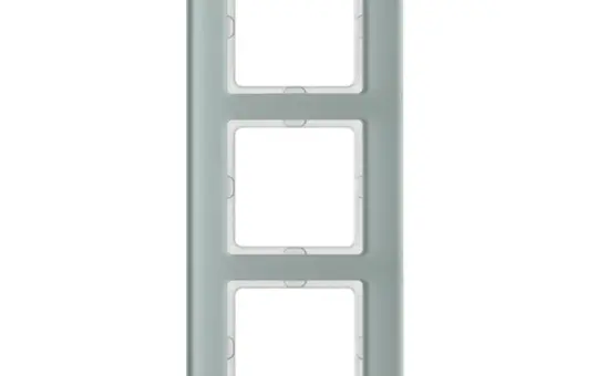 BERKER 10136079 cover frame Q.7 3-fold | glass polar white