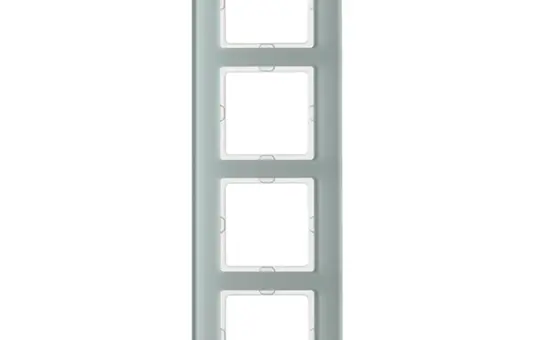 BERKER 10146079 cover frame Q.7 4-fold | glass polar white