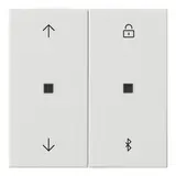 GIRA 536703 blind and timer switch S3000 System 55 Bluetooth, arrows | pure white shiny