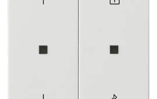 GIRA 536703 blind and timer switch S3000 System 55 Bluetooth, arrows | pure white shiny